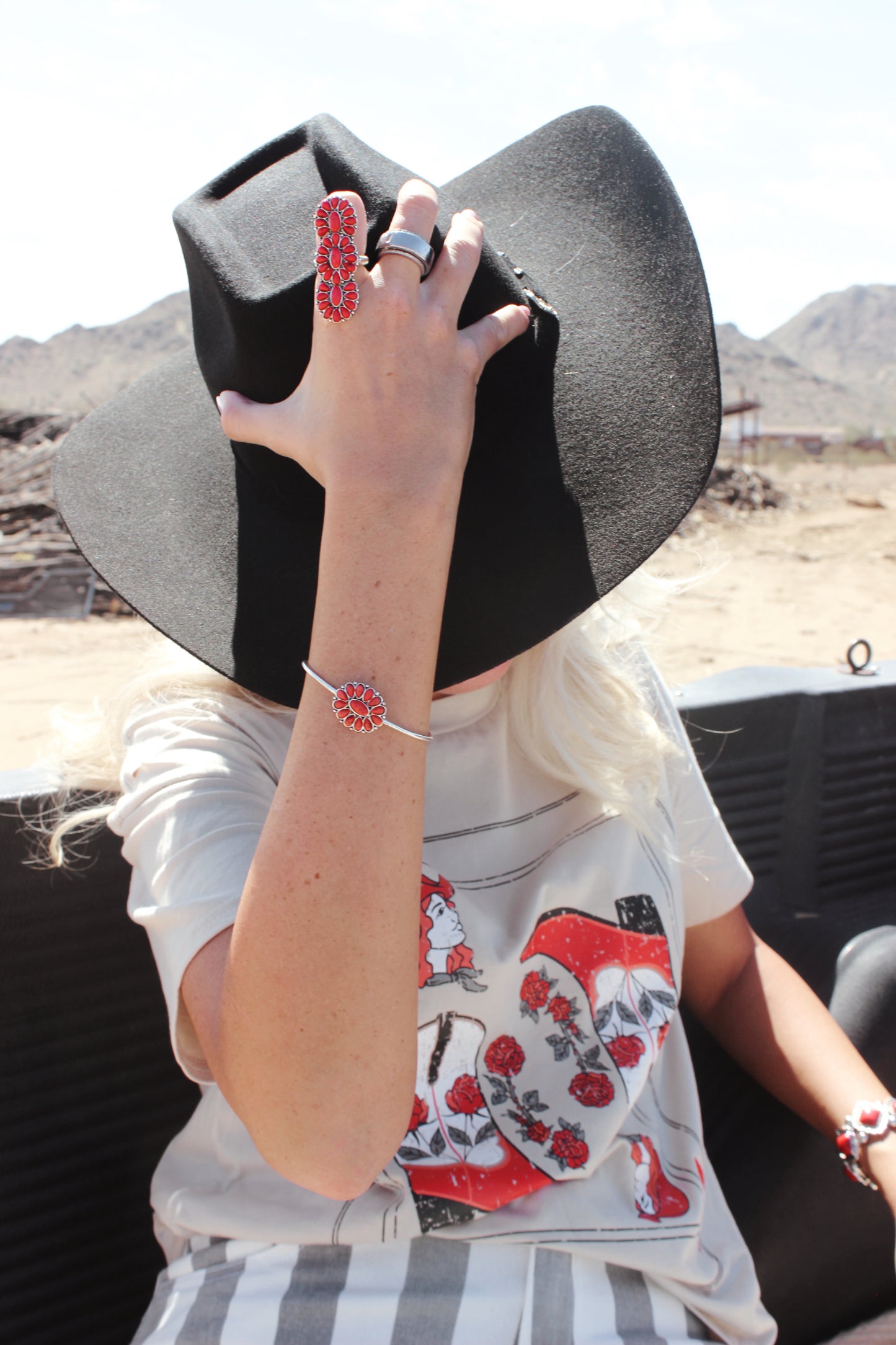 Petite Squash Blossom Cuff Bracelet