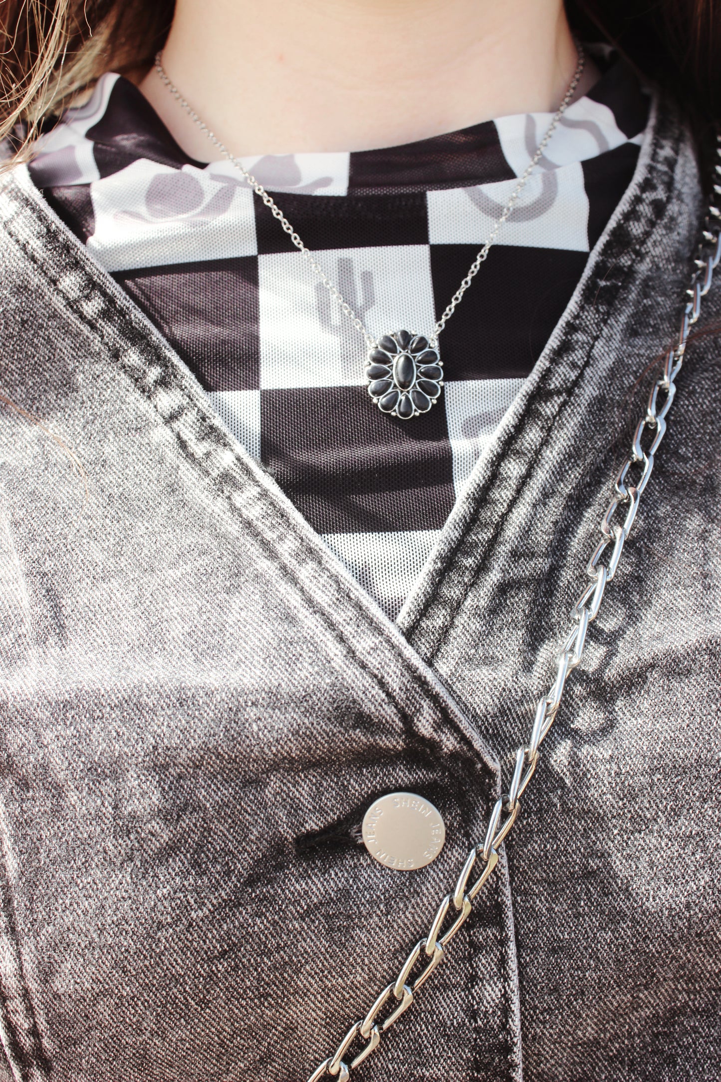 Petite Squash Blossom Pendant