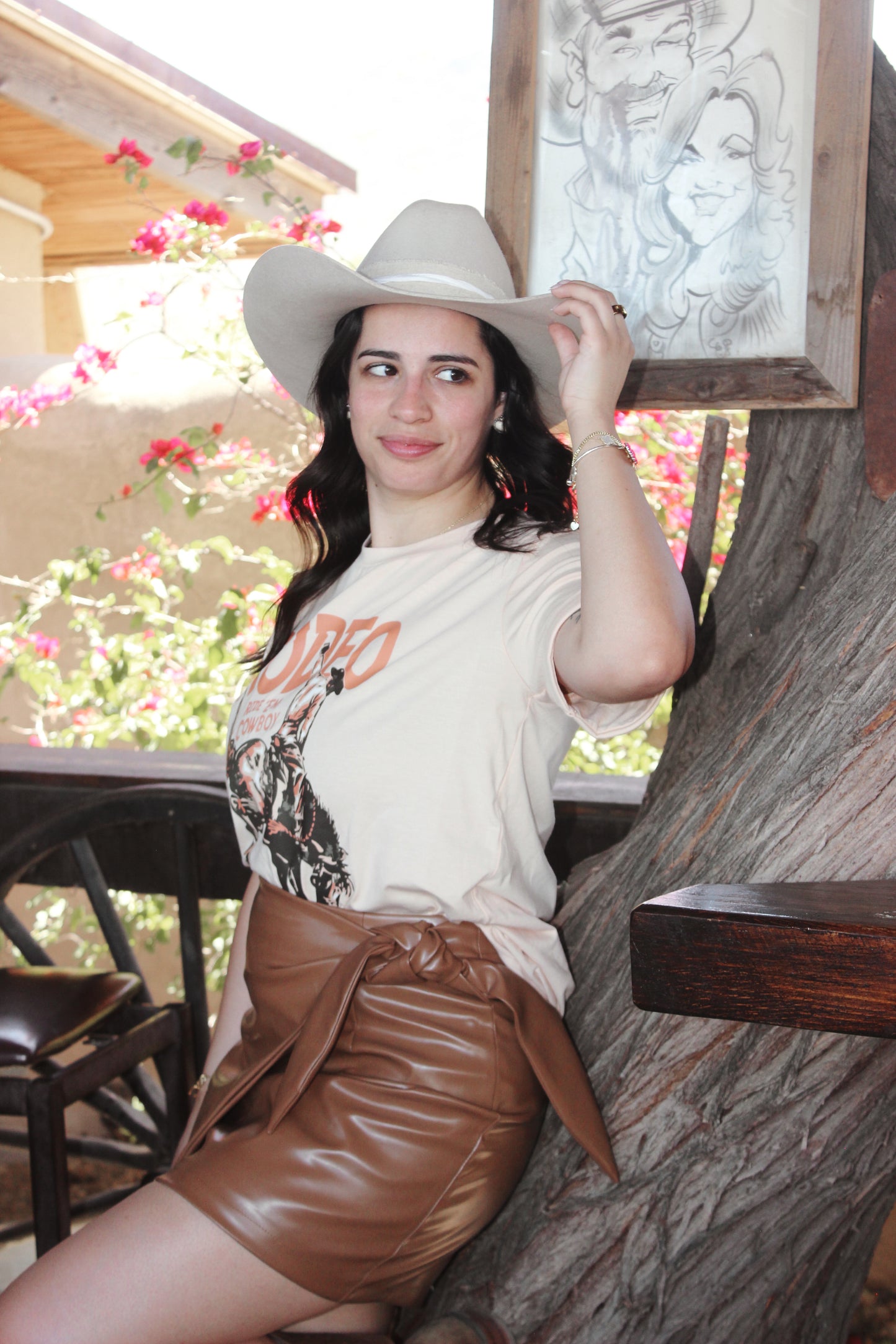 Homestead Leather Skirt