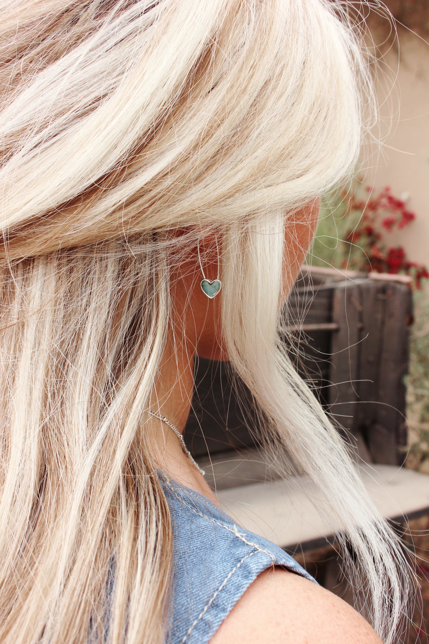 Cowgirl Heart Dangle Earrings