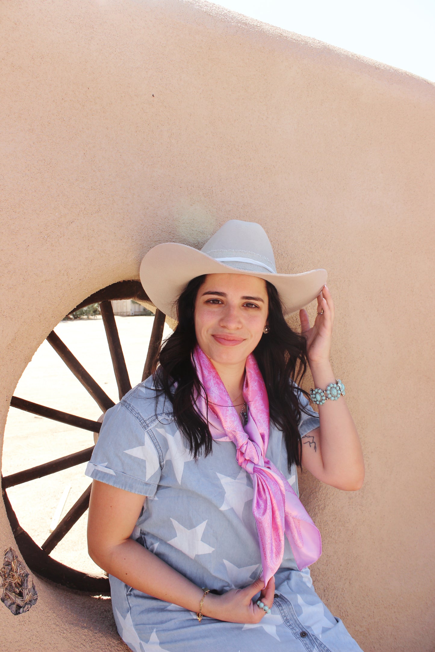 Pink Ombre Large Wild Rag