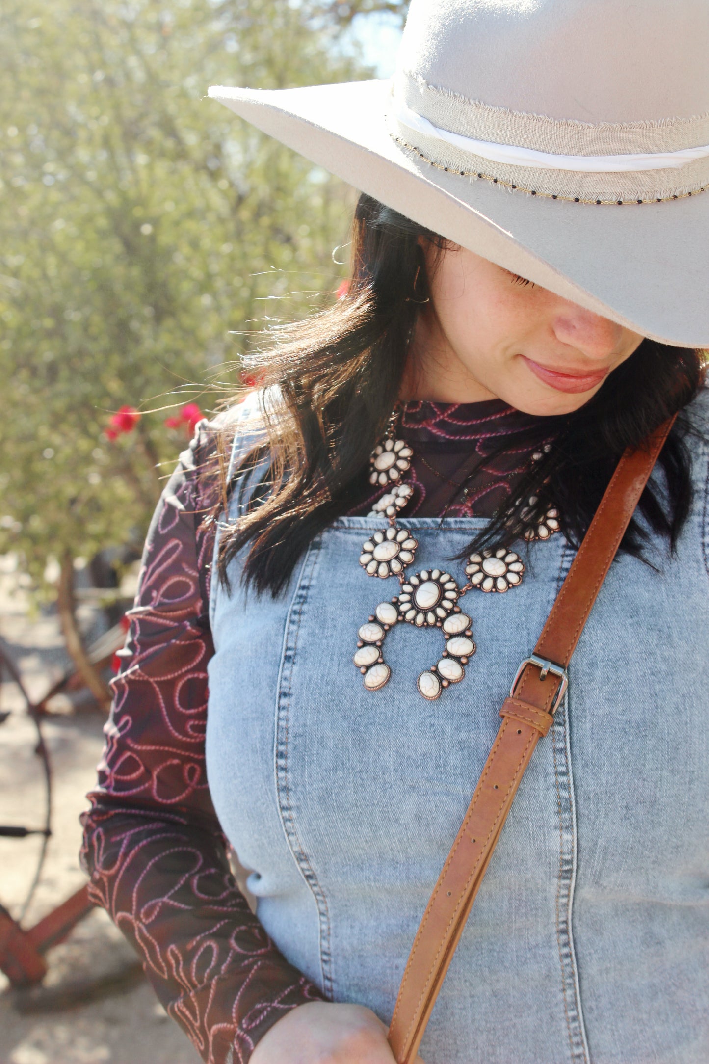 Antique Chunky Turquoise Necklace