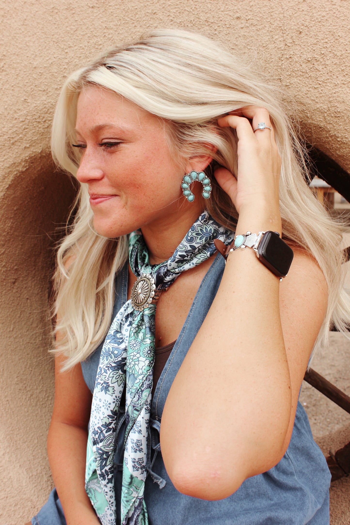 Ombre Blue Bell Wild Rag