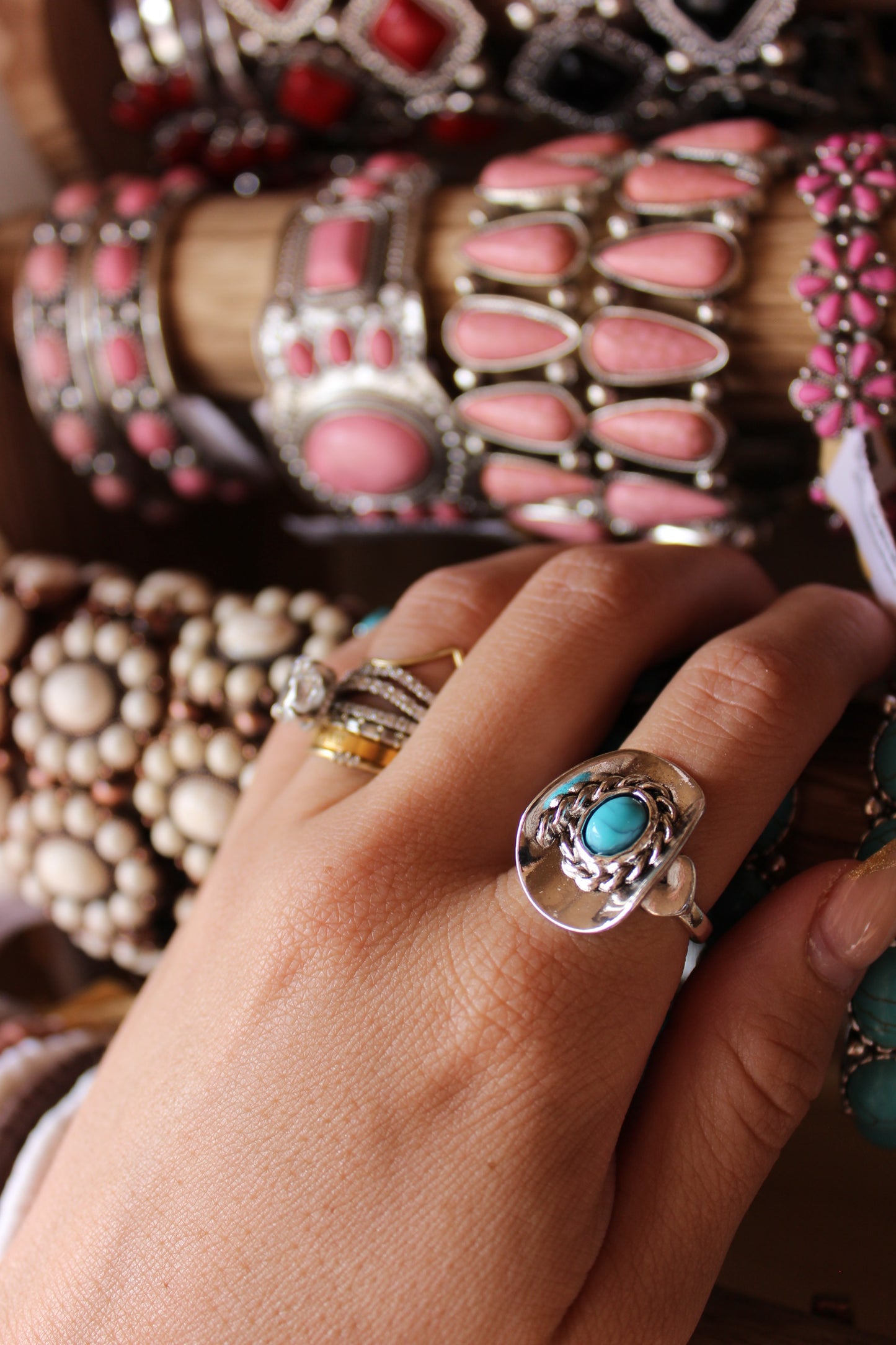 Turquoise Cowboy Hat Ring