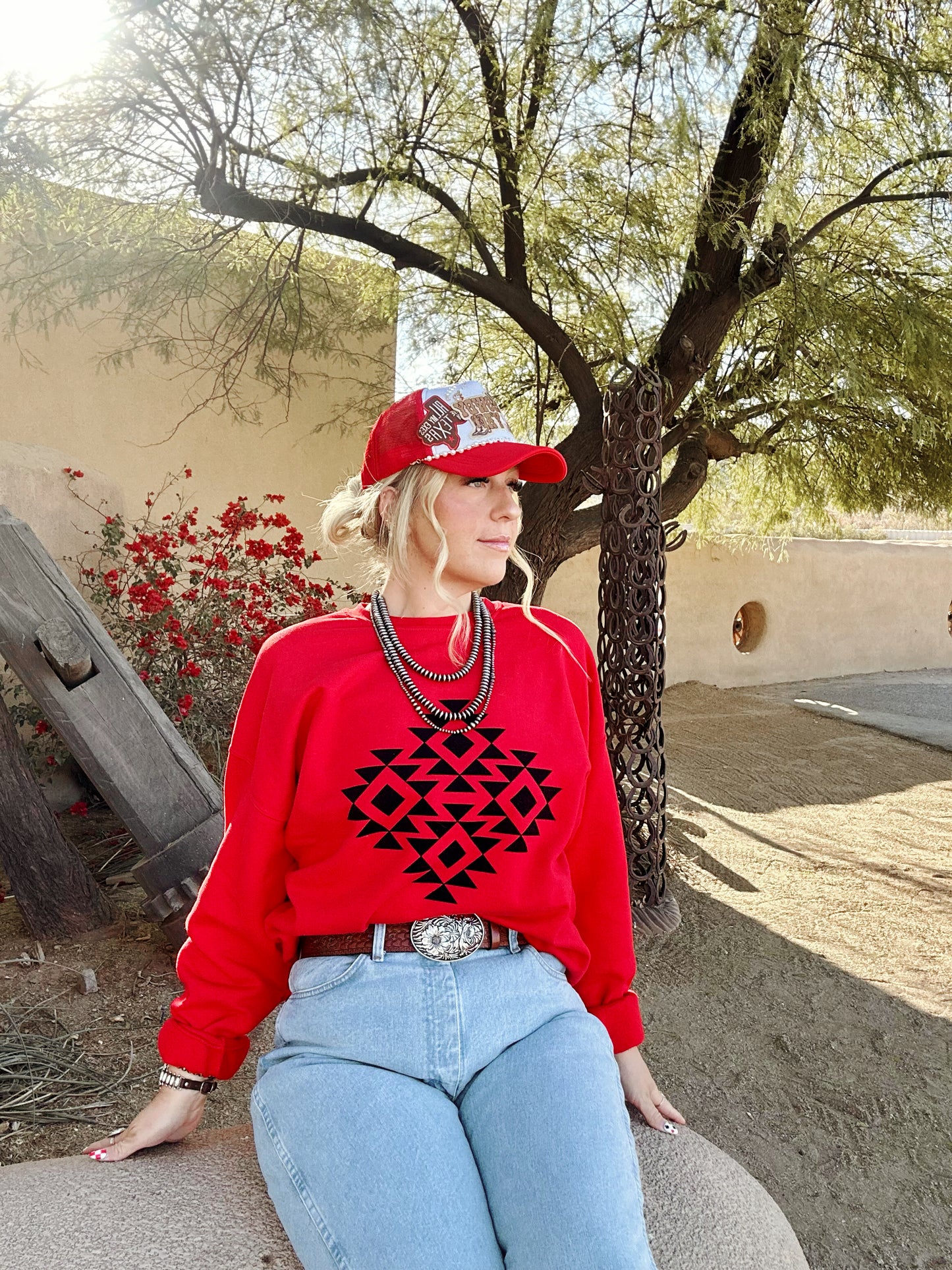 Western Aztec Sweatshirt