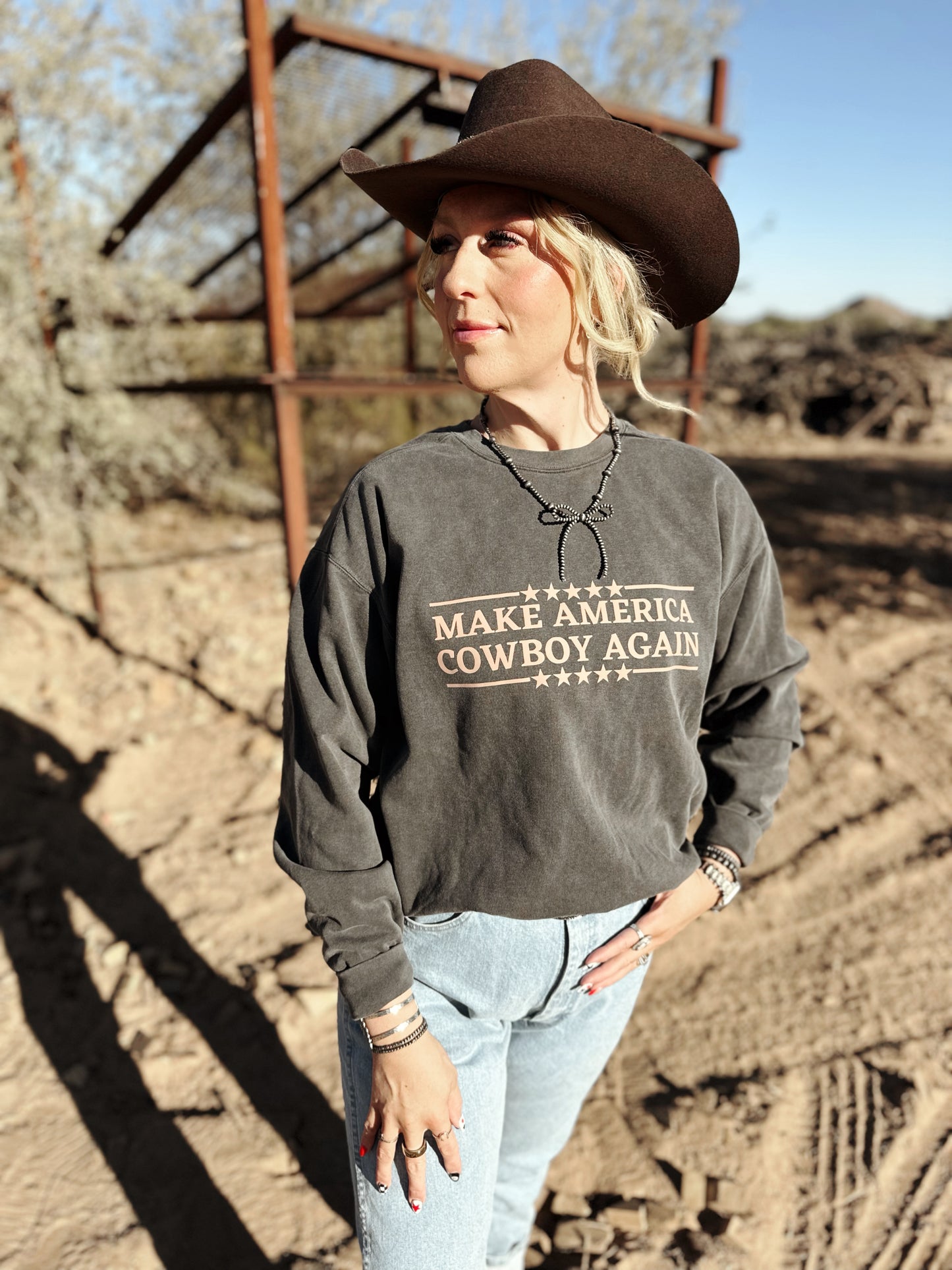 Patriotic Cowboy Sweatshirt