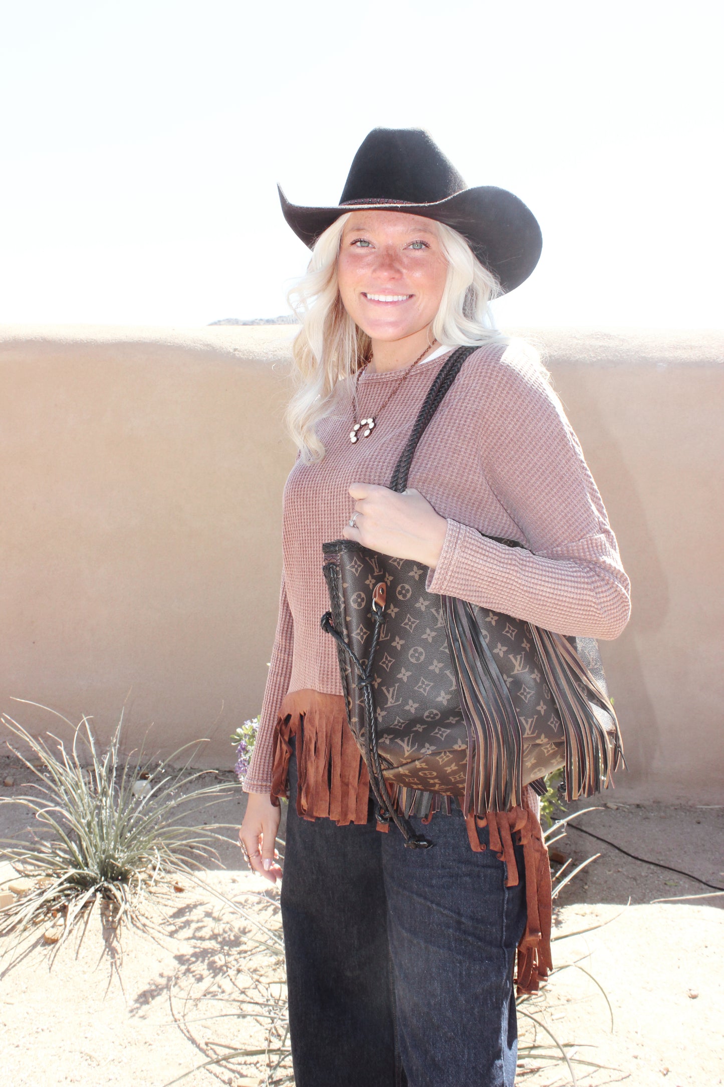 Frontier Fringe Tunic Top