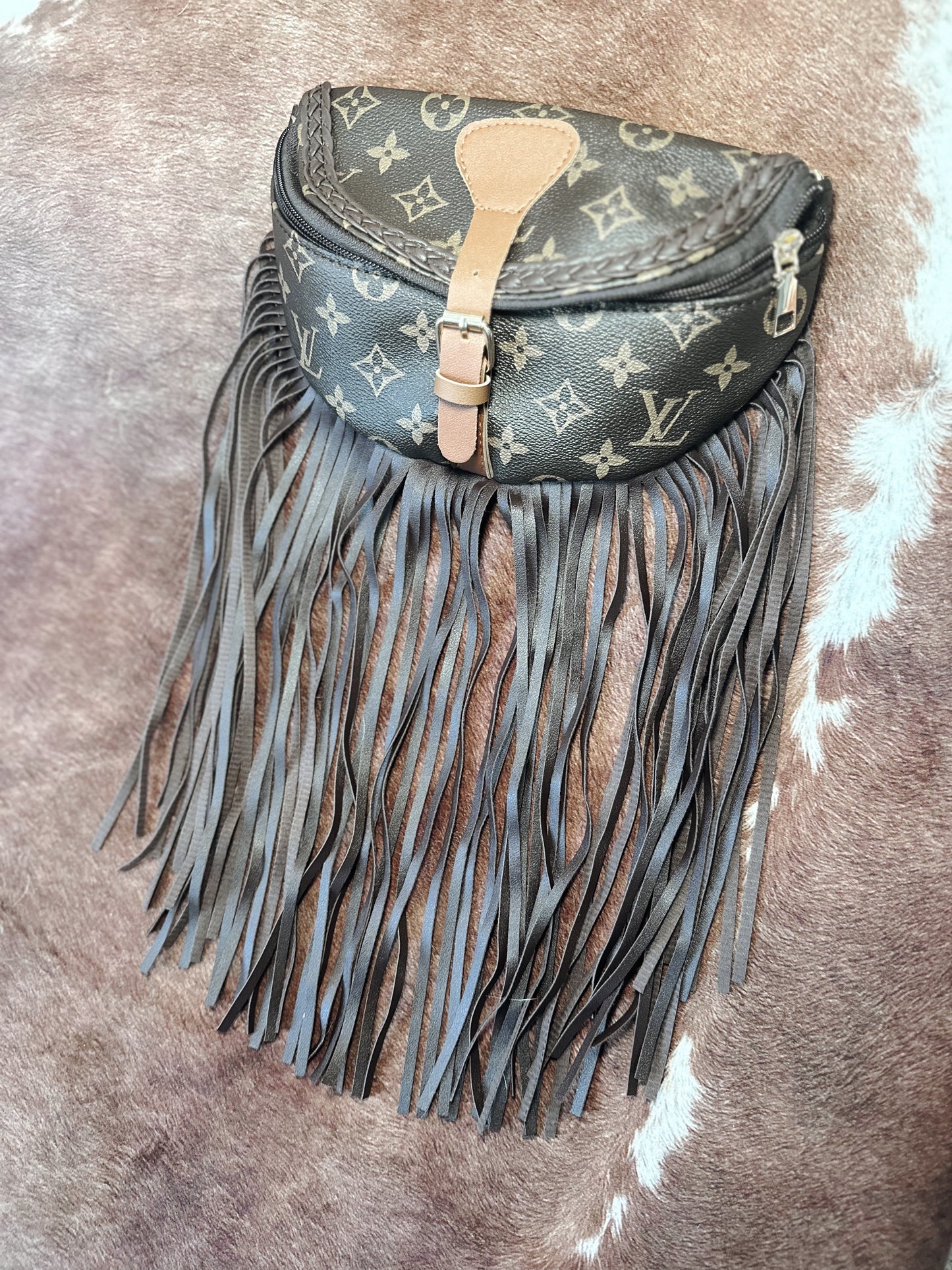 Small LV Fringe Bumbag