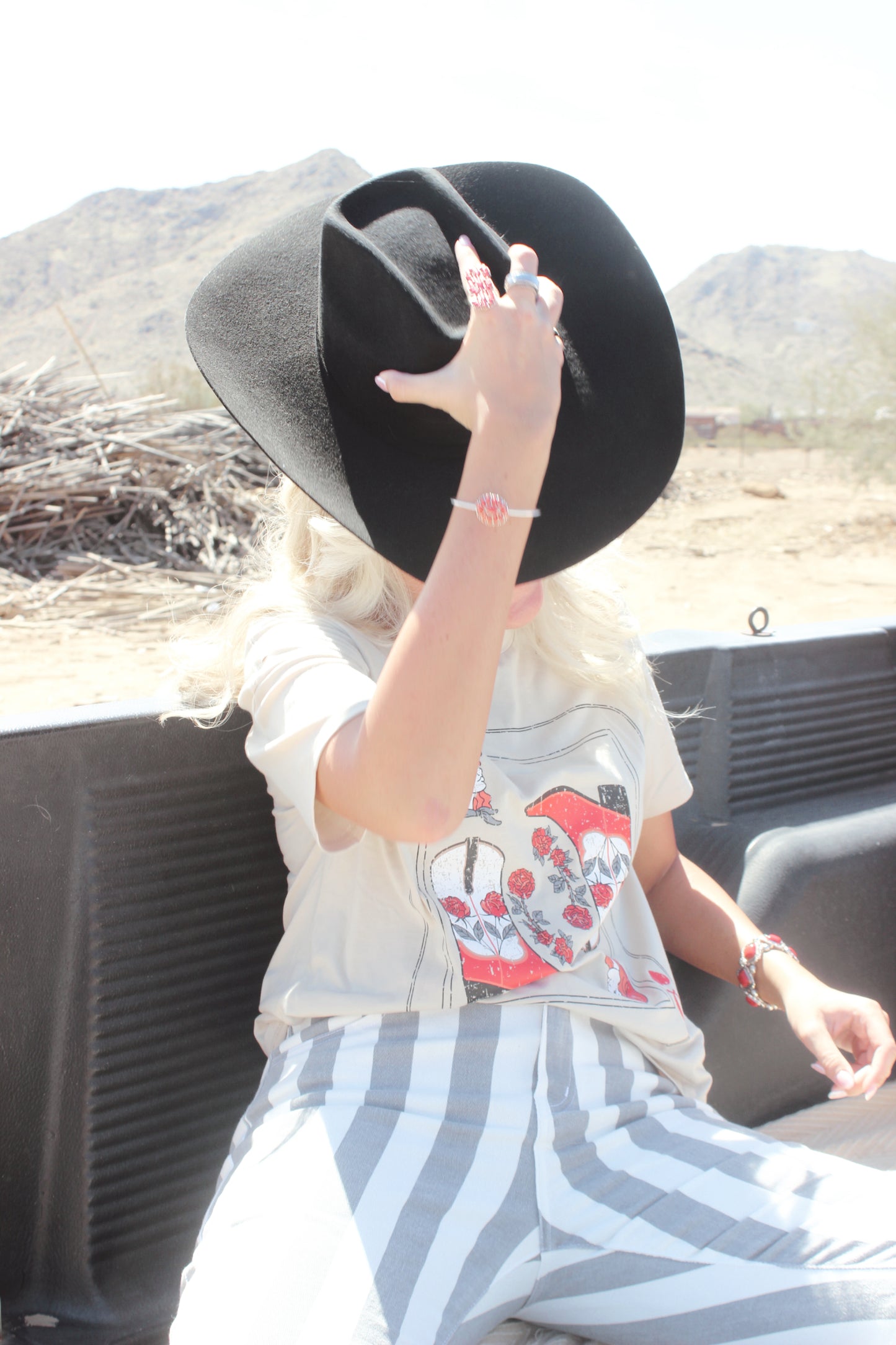 Rodeo Queen Distressed Graphic Tee