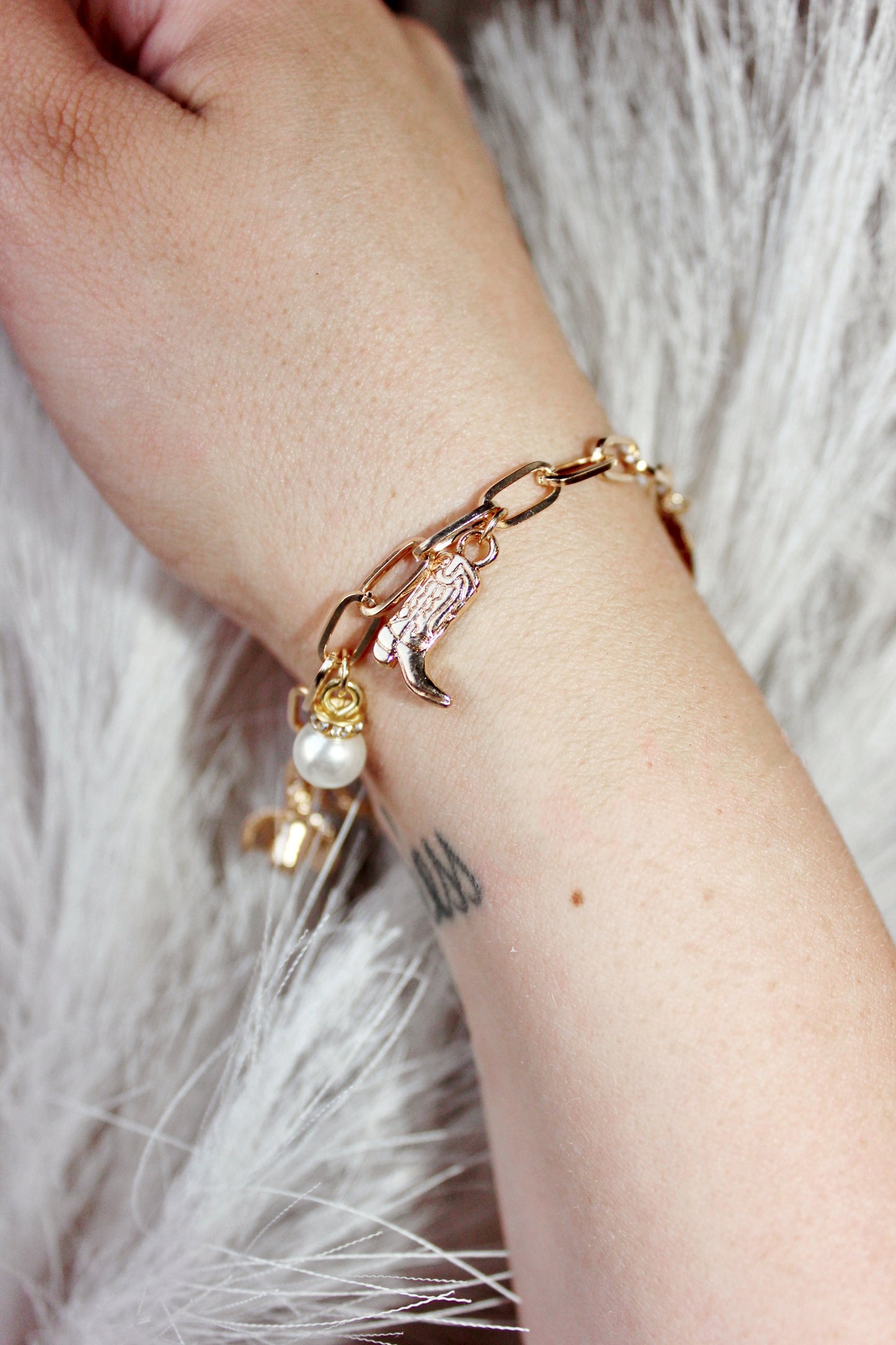 Girly Cowgirl Charm Bracelet