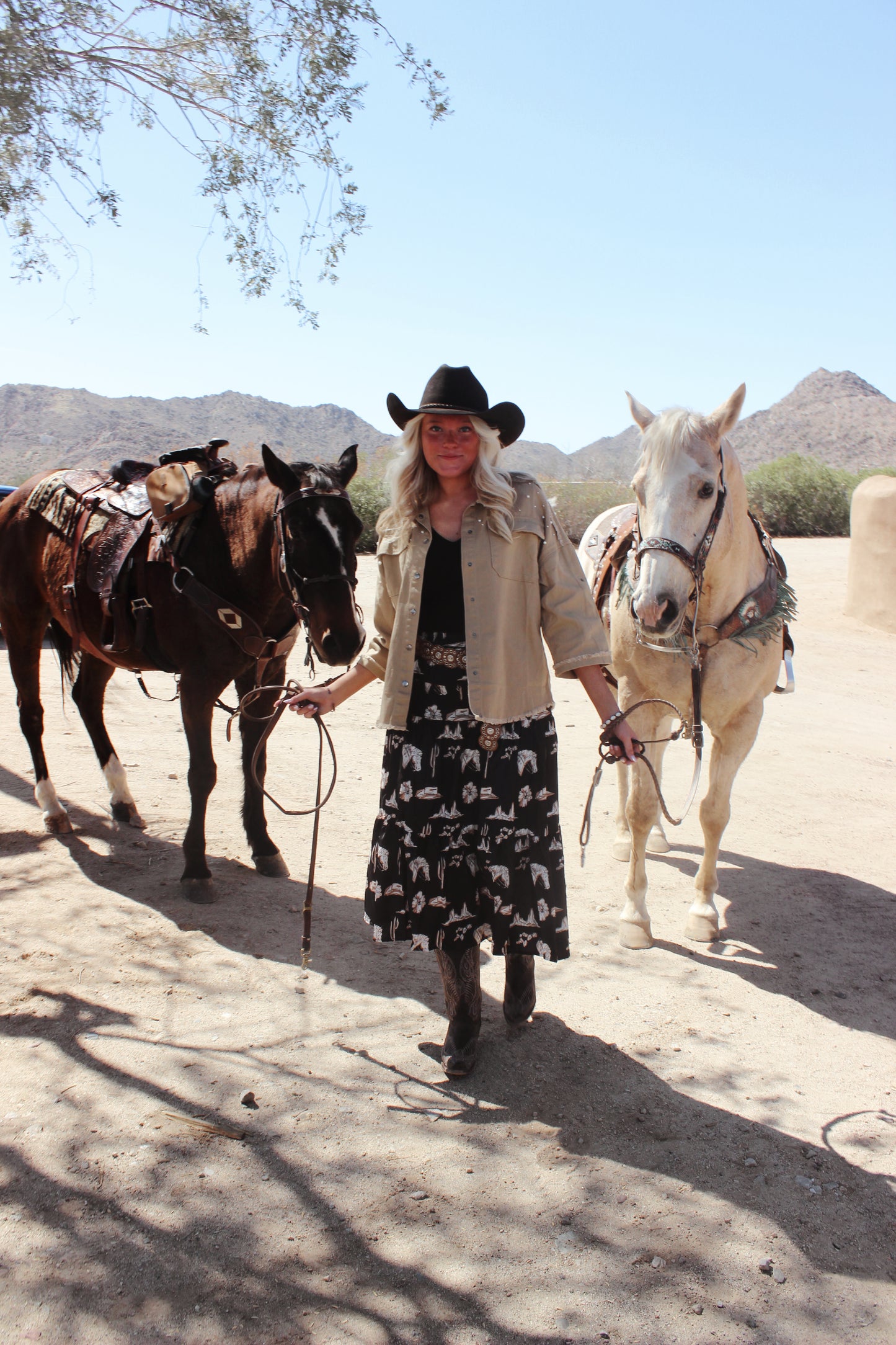 Mustang Kicks Maxi Skirt