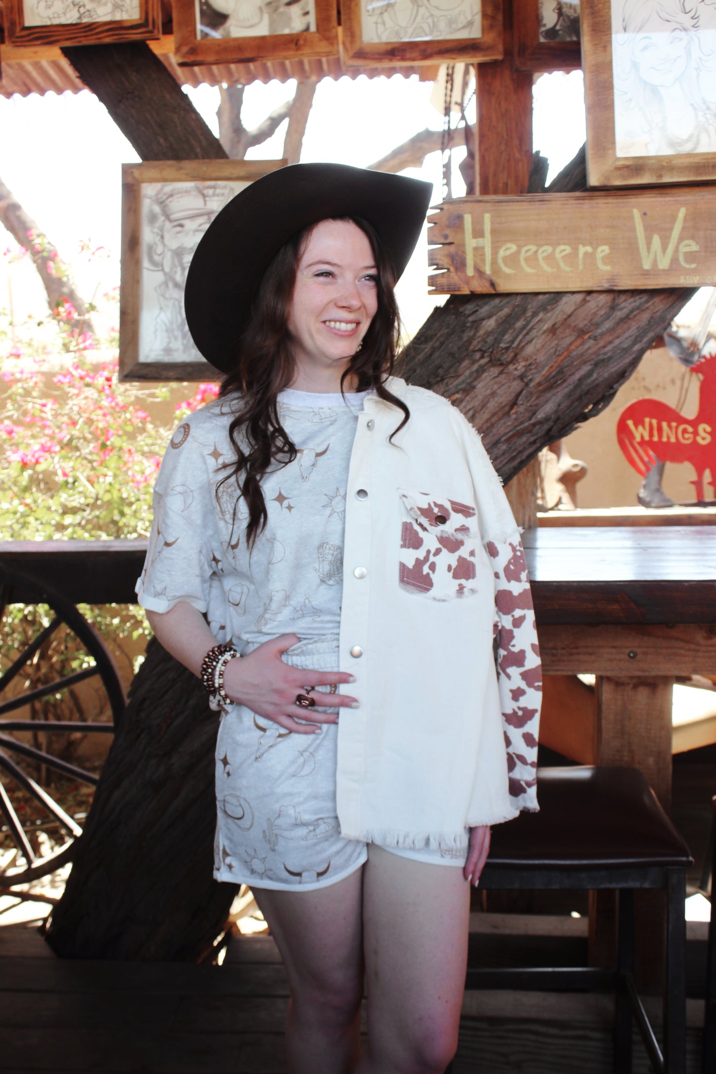 Rustic Rodeo Short Lounge Set