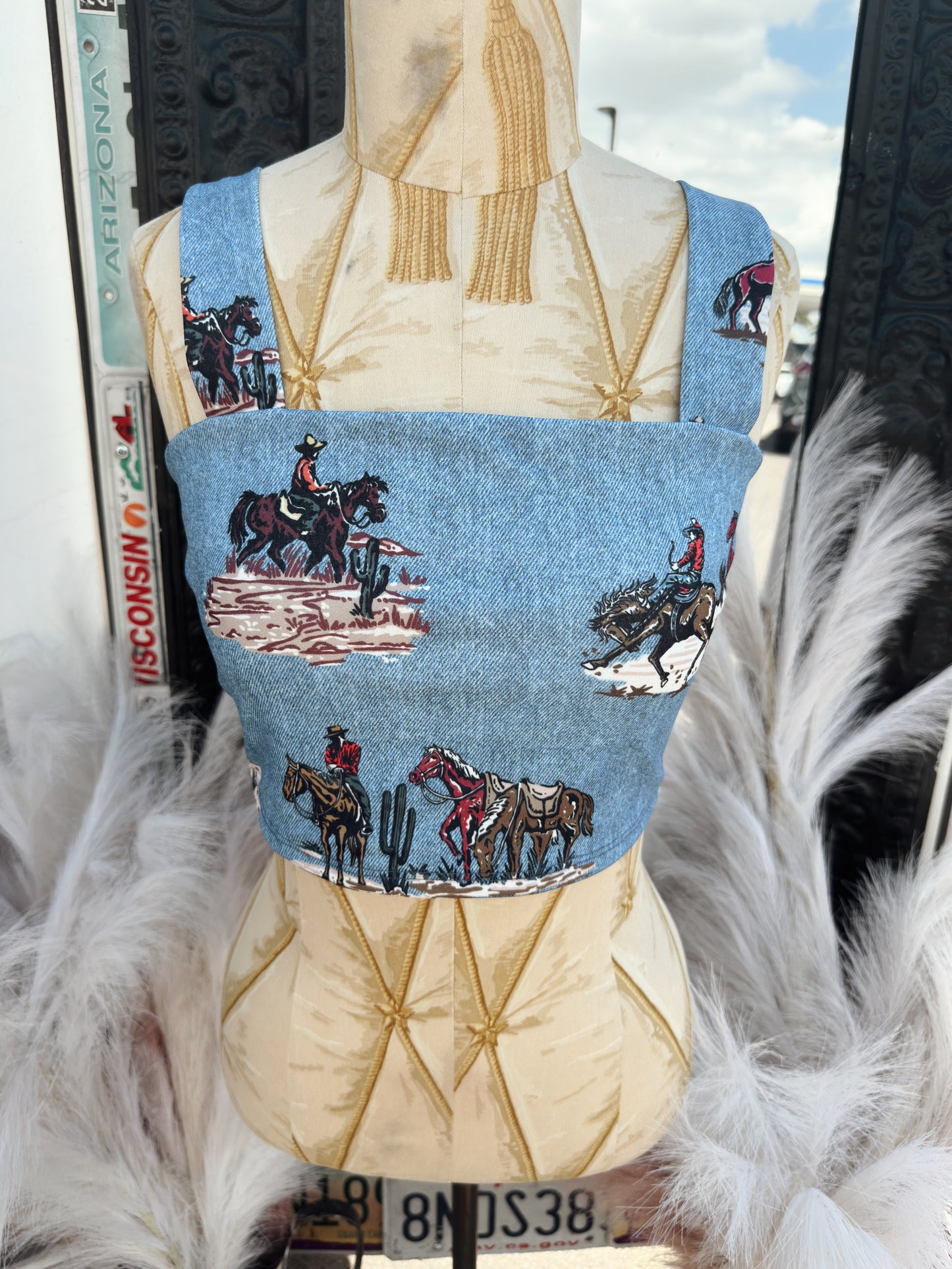 Painted Pony Crop Top