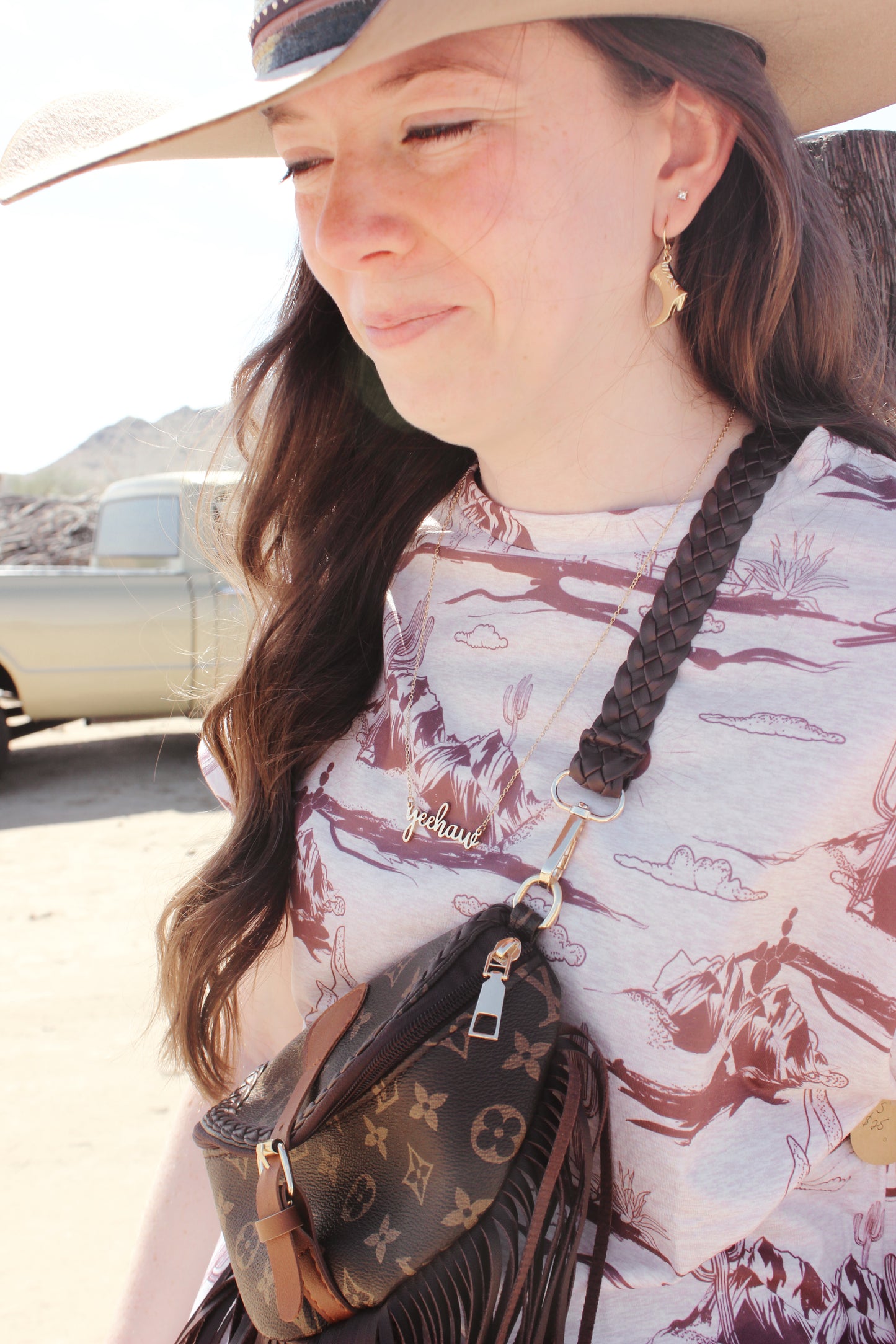 Cowboy Boot and Hat Earring Set