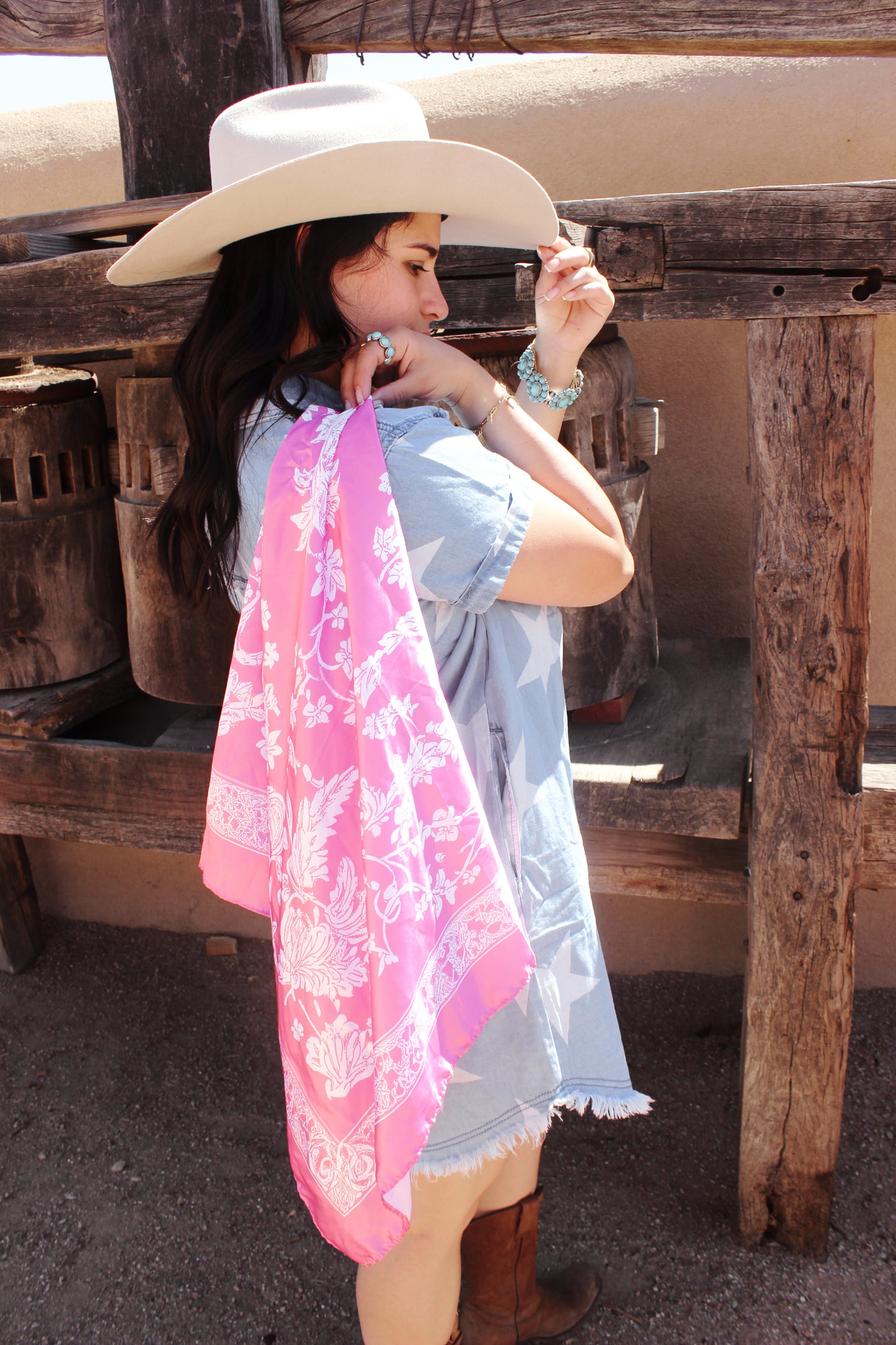 Frilly Cowgirl Large Wild Rag