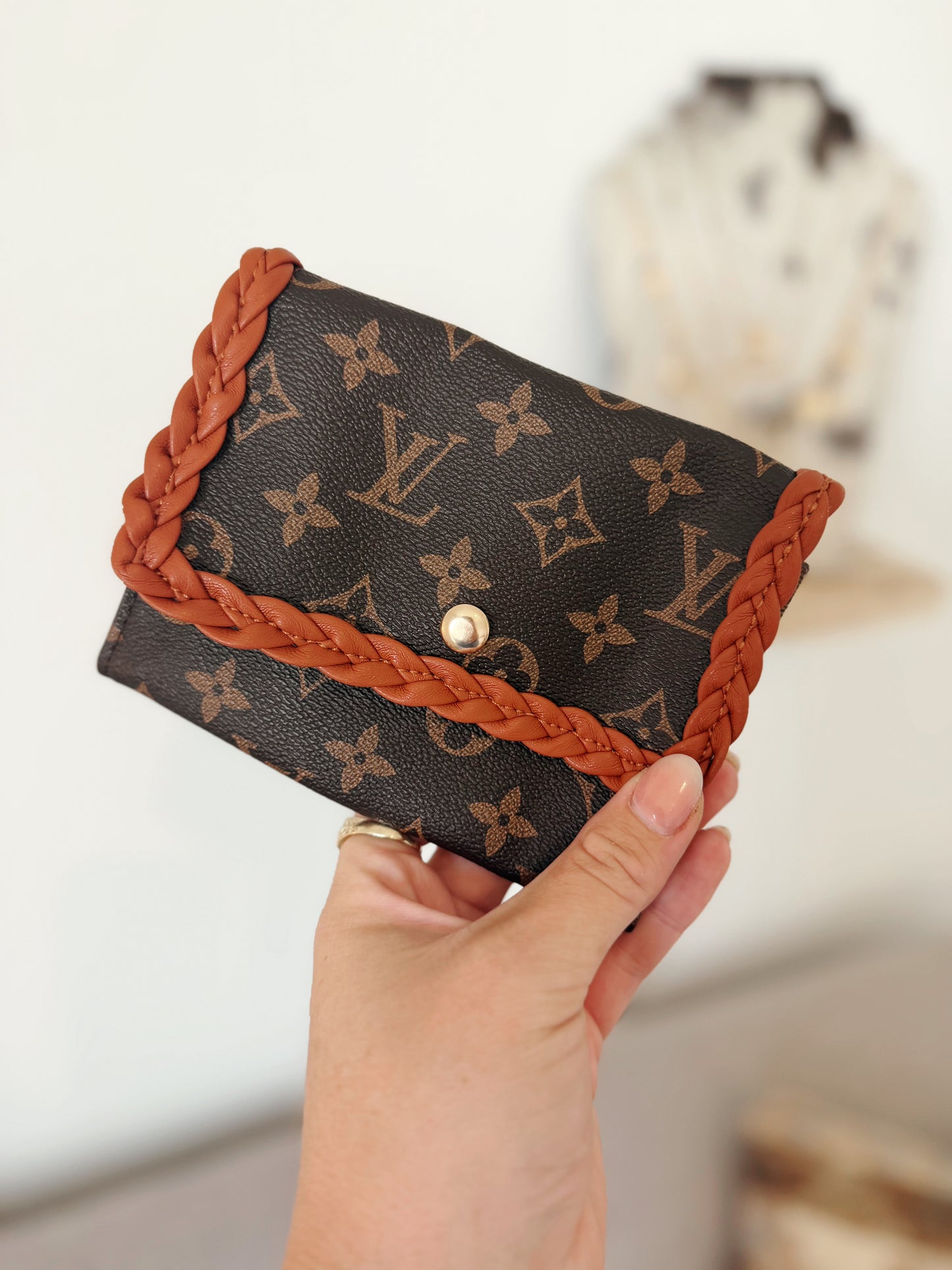 LV Braided Wallet