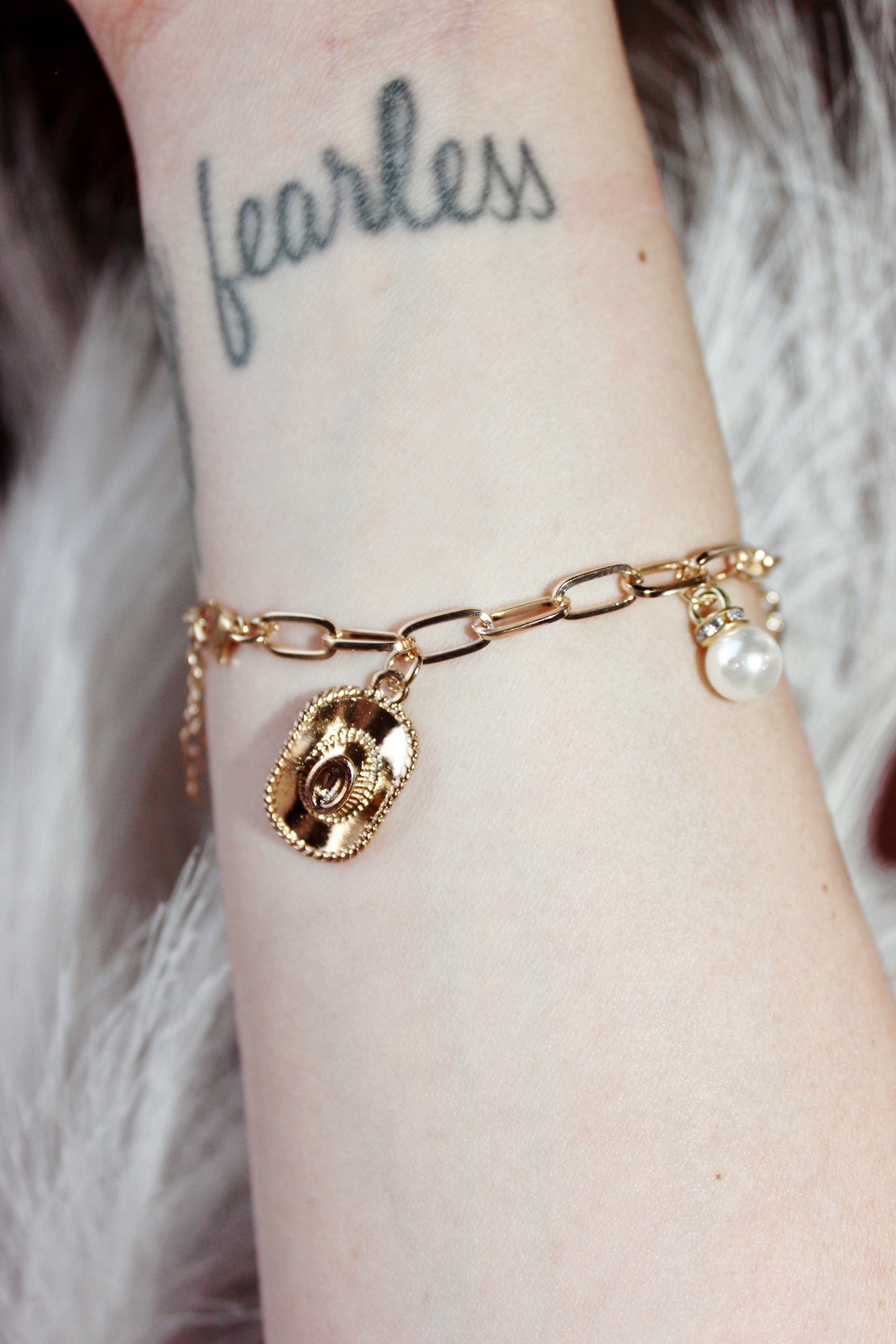 Girly Cowgirl Charm Bracelet