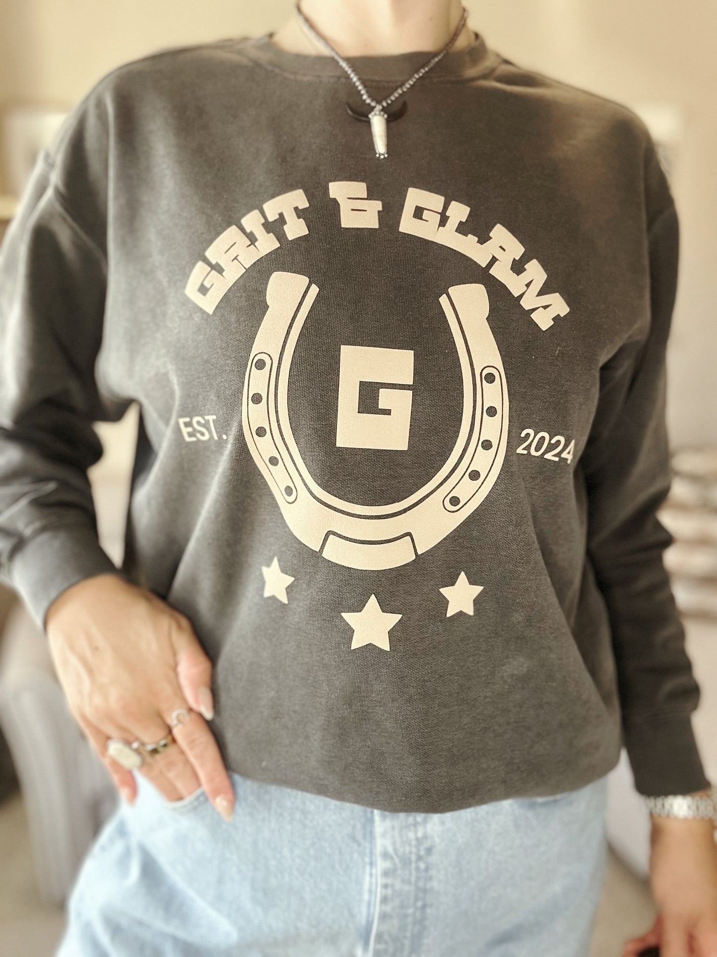 Grit & Glam Logo Sweatshirt