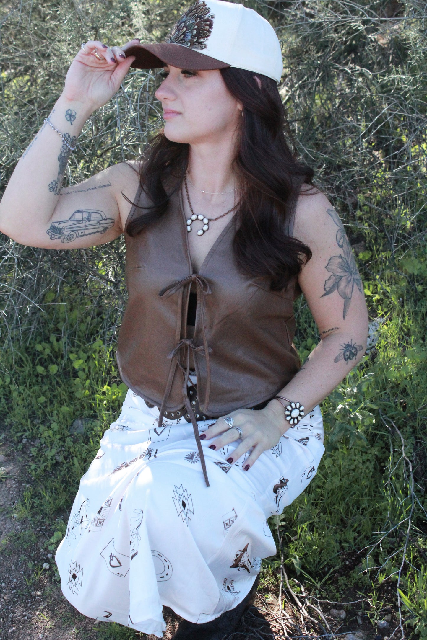 Feathered and Fearless Trucker Hat