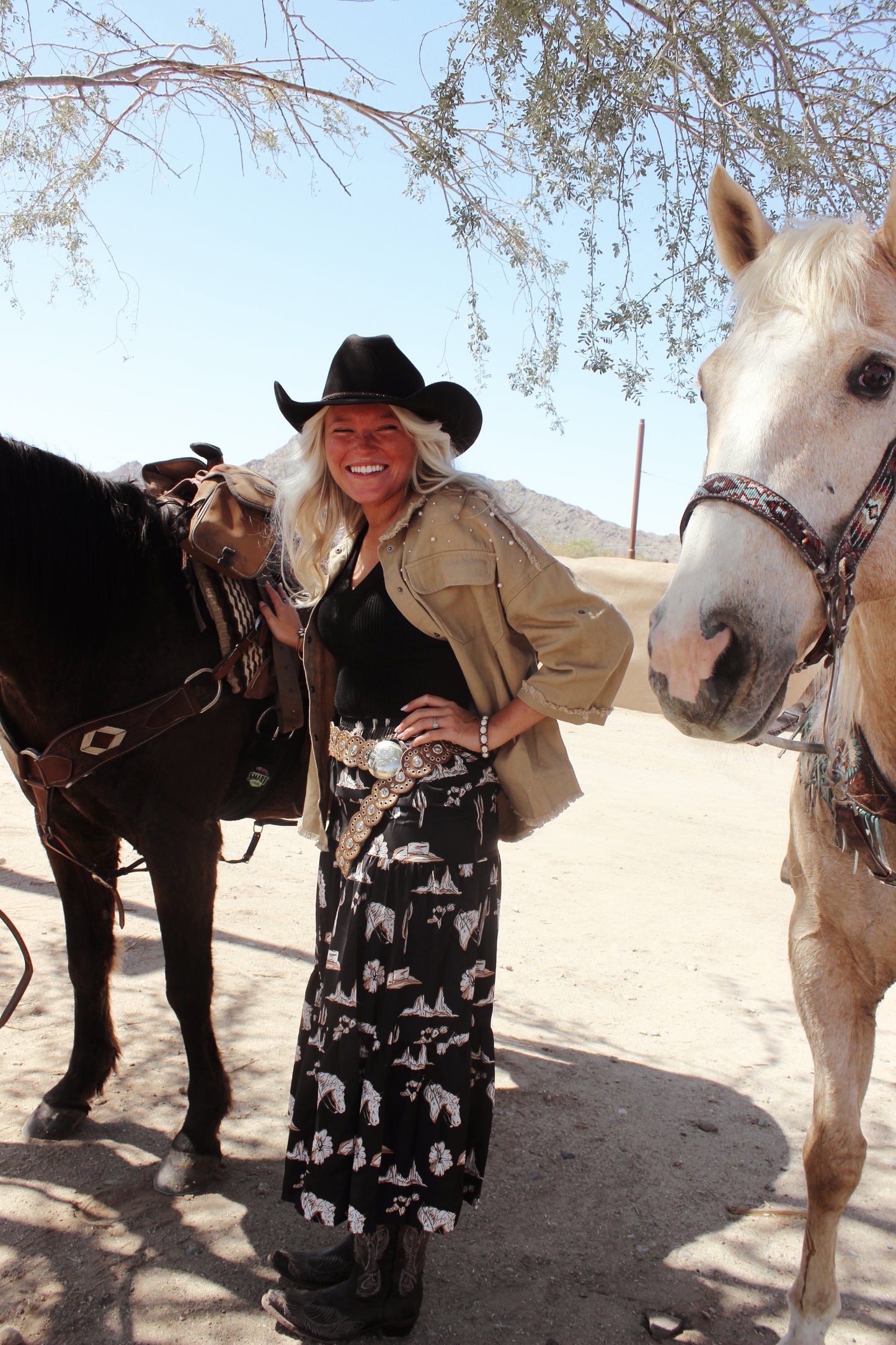 Mustang Kicks Maxi Skirt