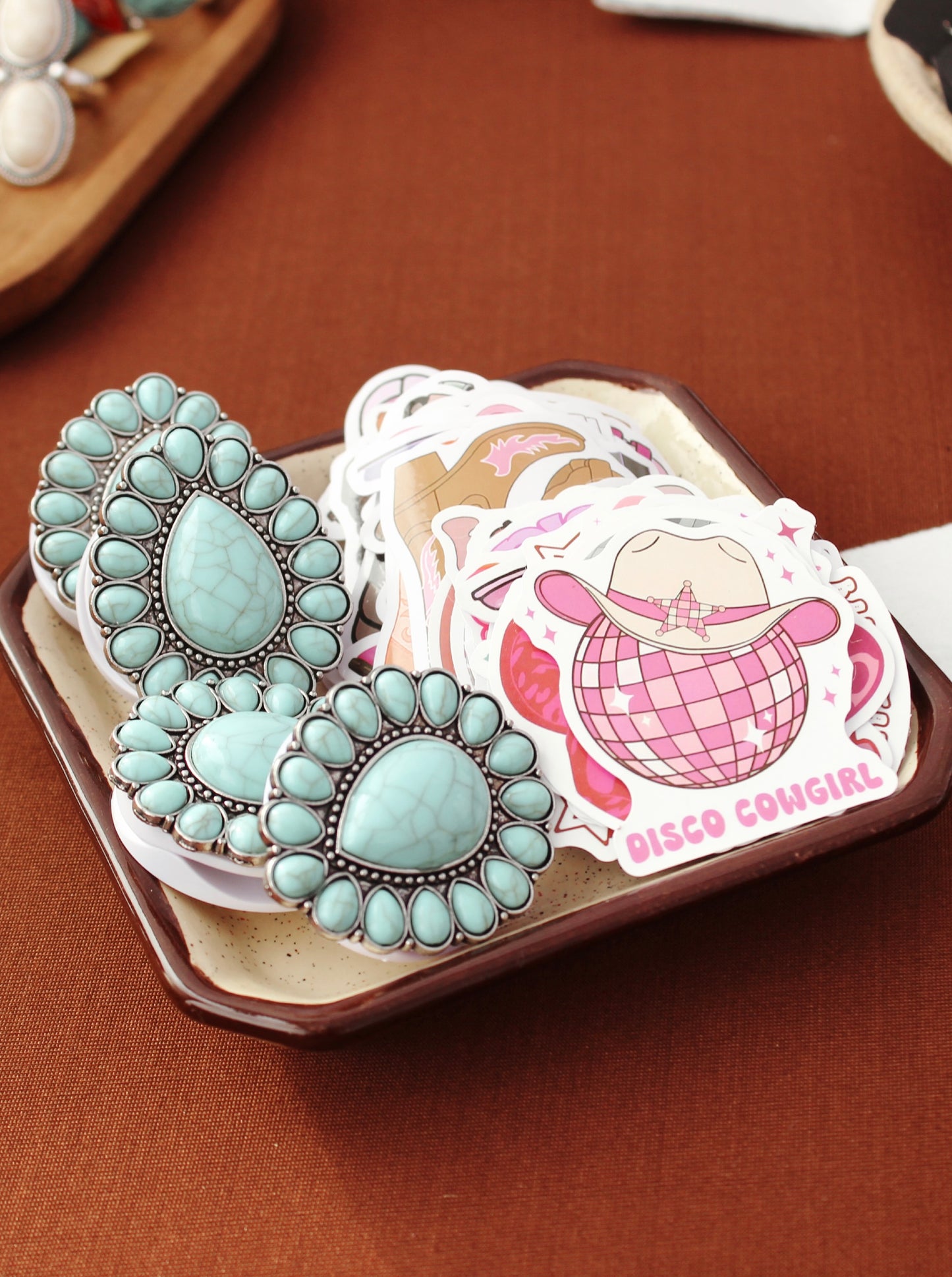 Turquoise Cluster Popsocket