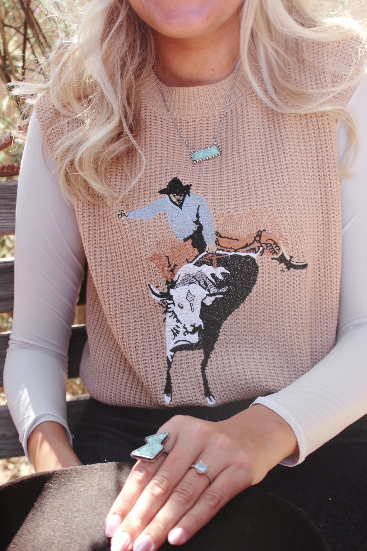 Turquoise Bar Necklace