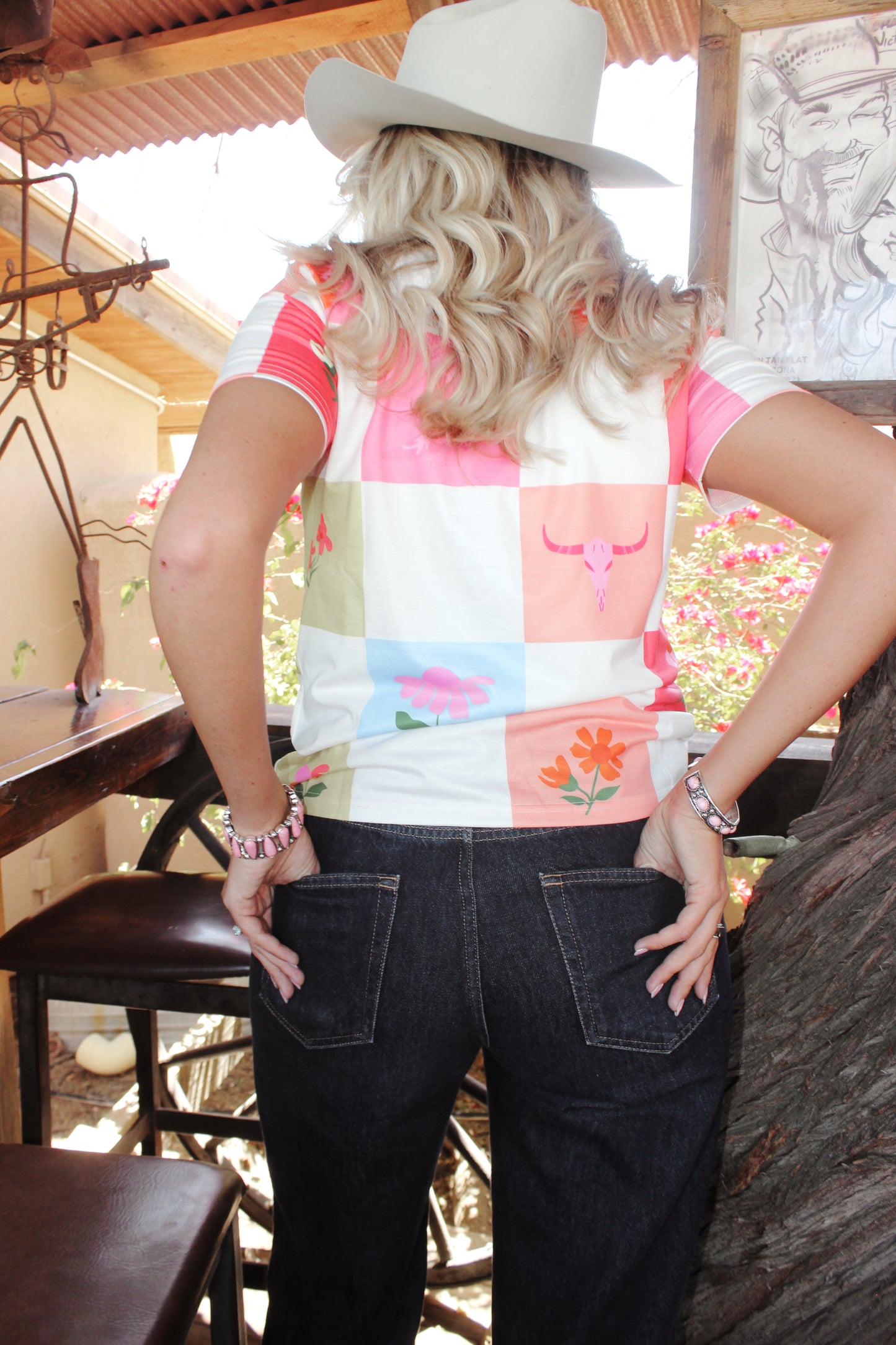 Thin Pink Punchy Cuff