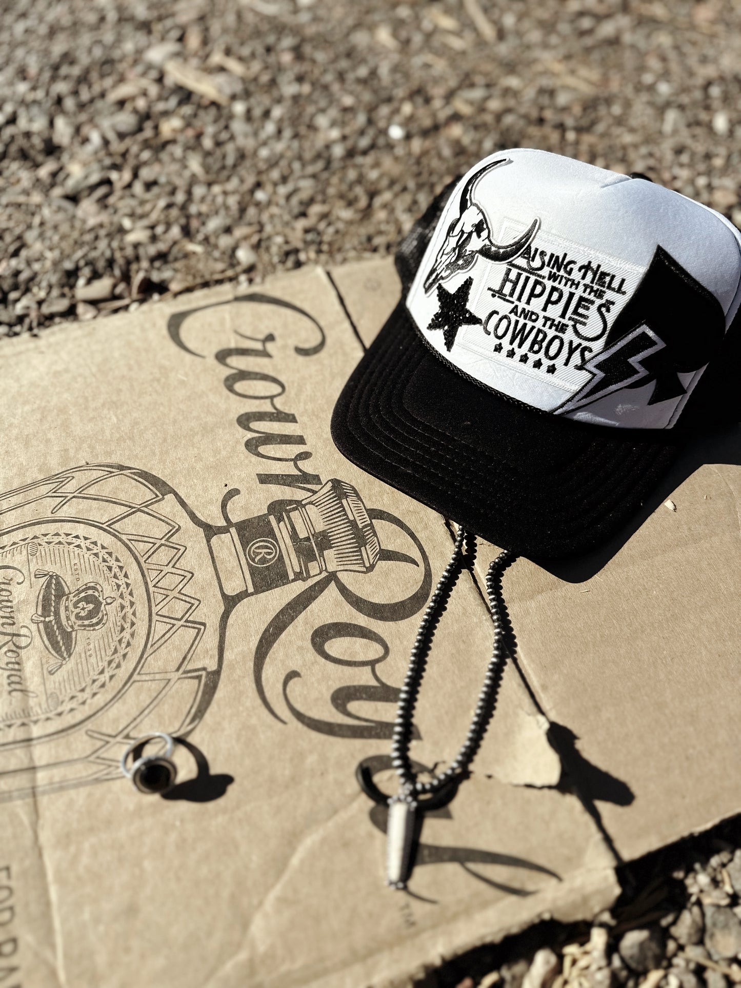 Hippies and Cowboys Trucker Hat