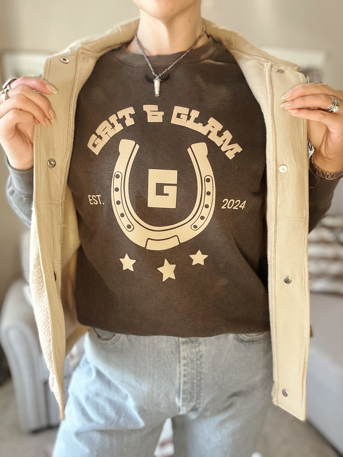 Grit & Glam Logo Sweatshirt