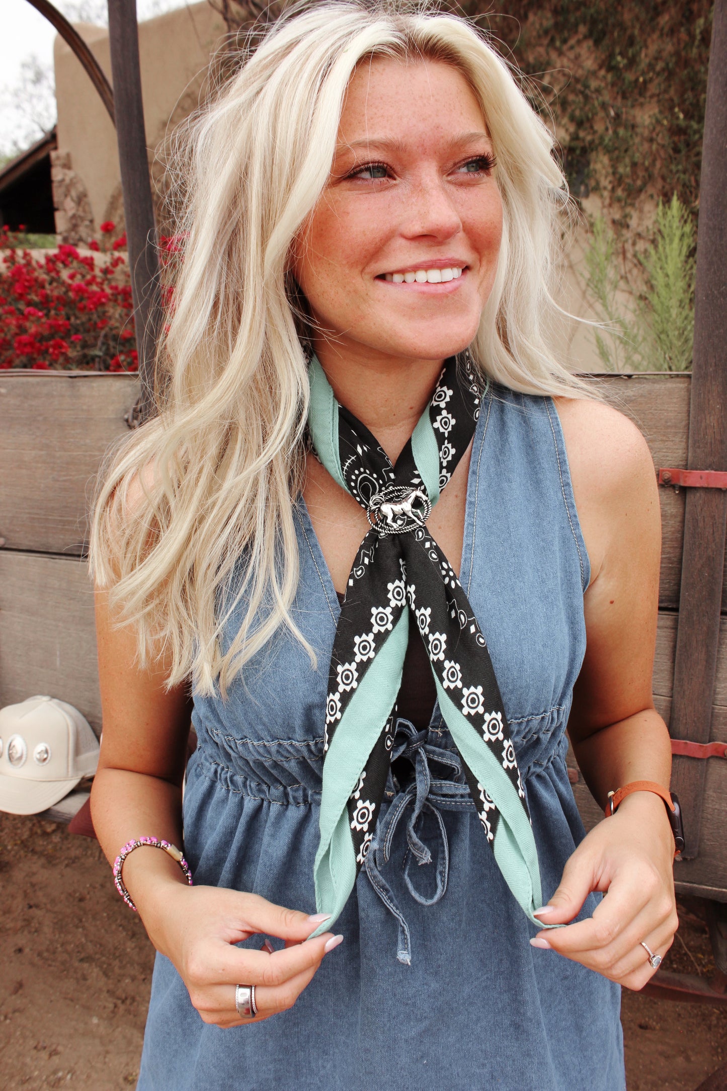 Blue Barrel Wild Rag