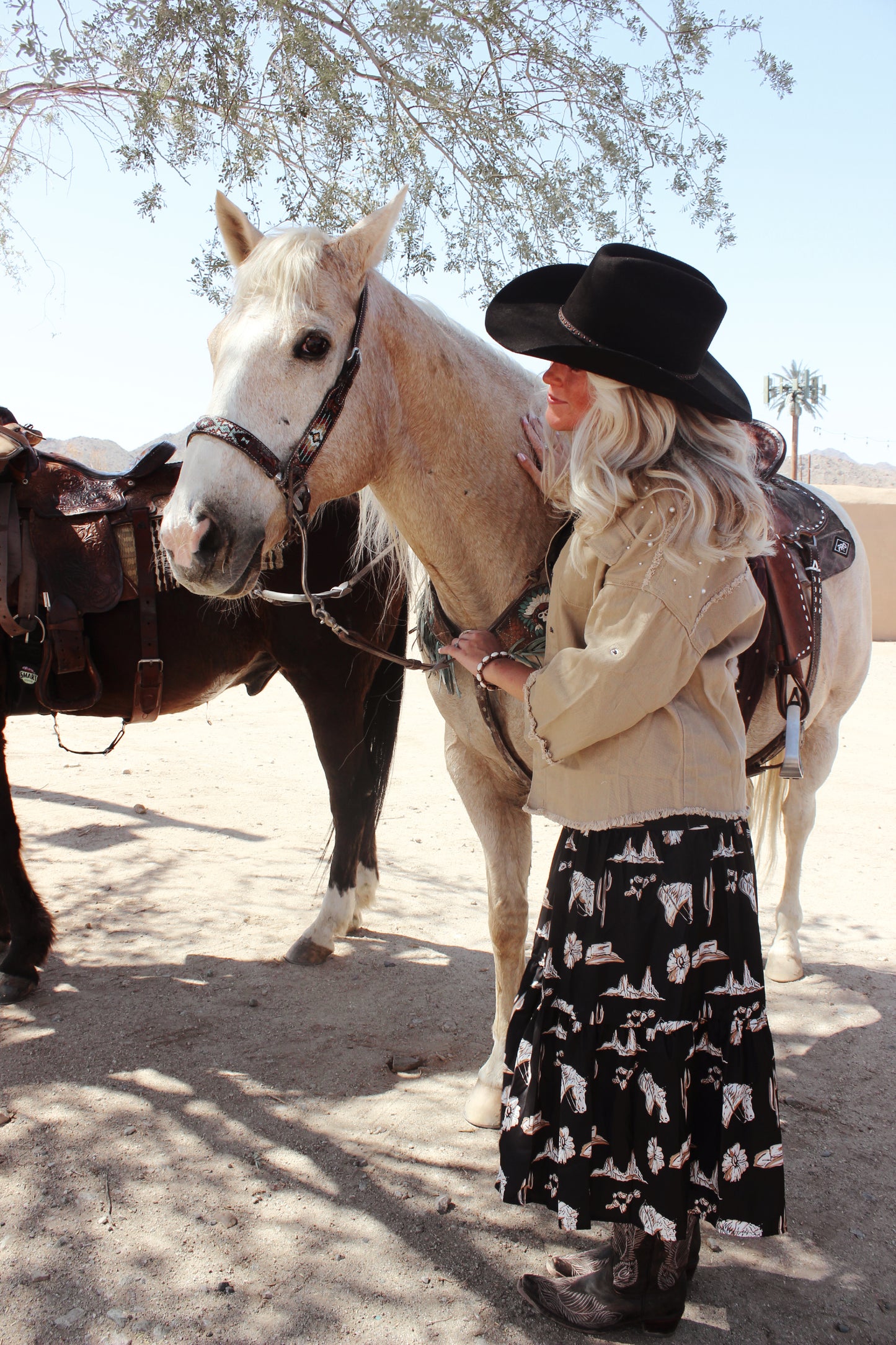 Mustang Kicks Maxi Skirt