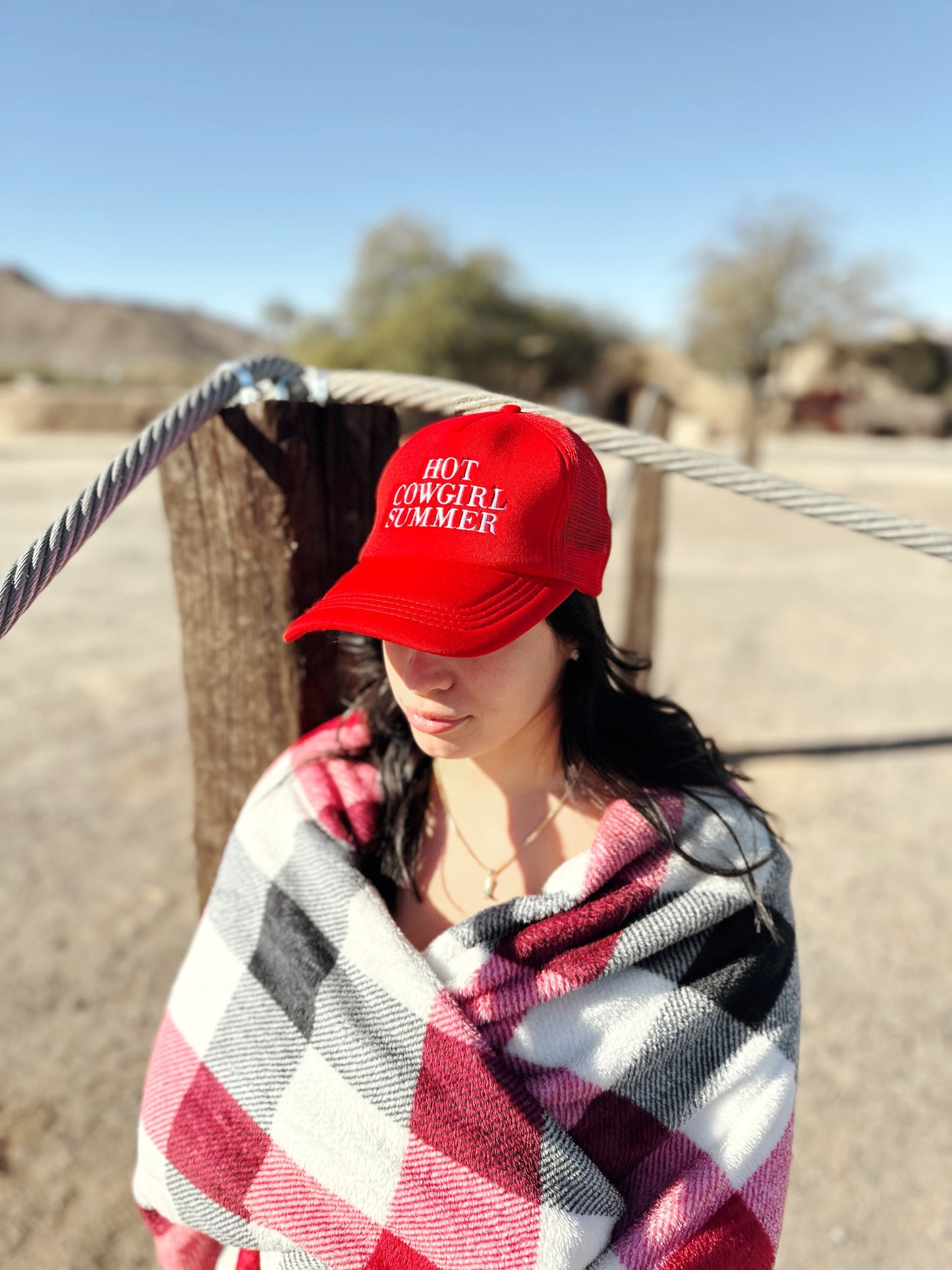 Embroidery Conversation Trucker Hat