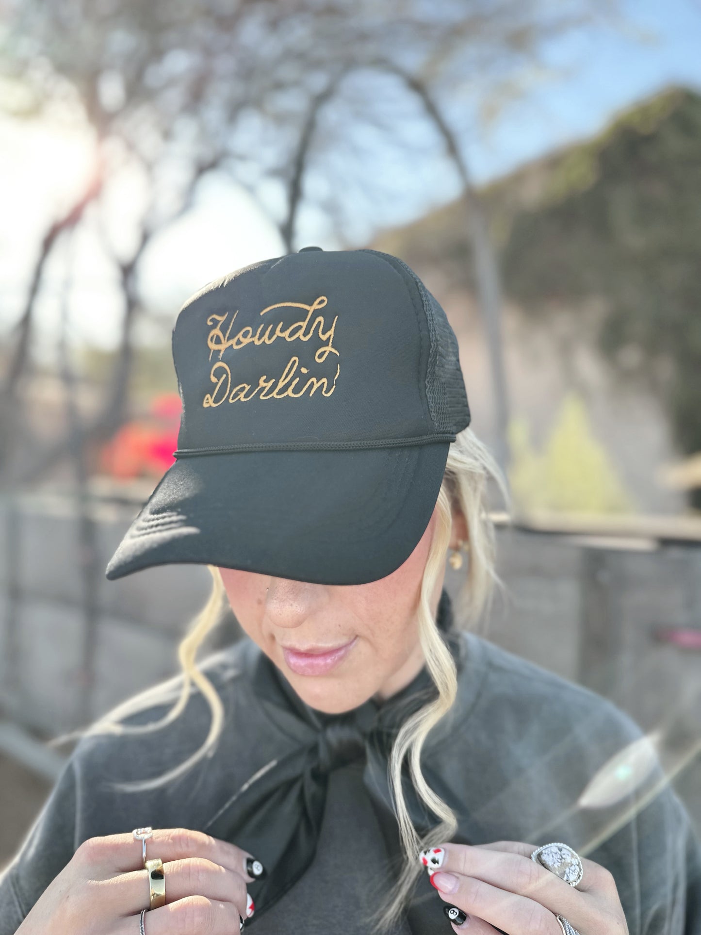 Speak Cowboy Trucker Hat