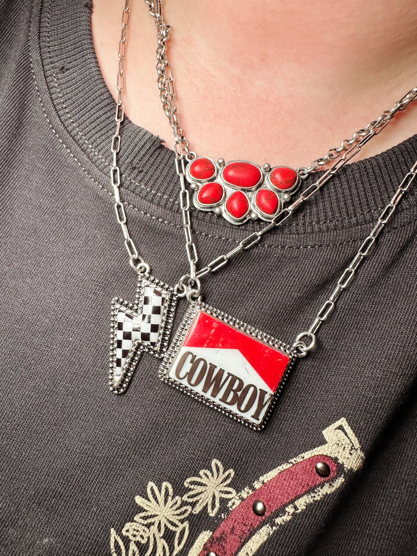 Crimson Dust Necklace