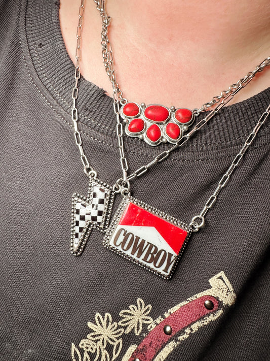 Crimson Dust Necklace