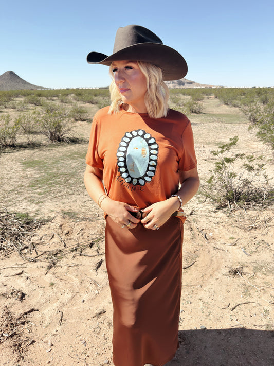 Authentic Turquoise Graphic Tee