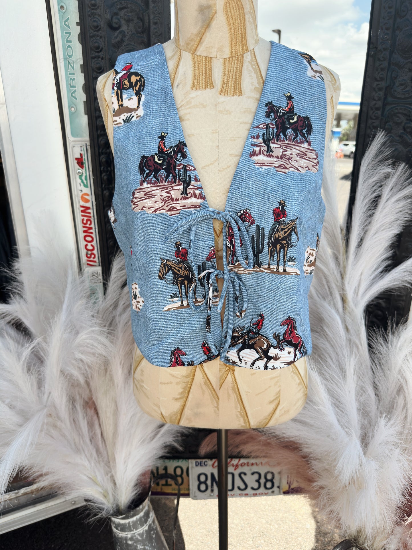 Painted Pony Tie Top