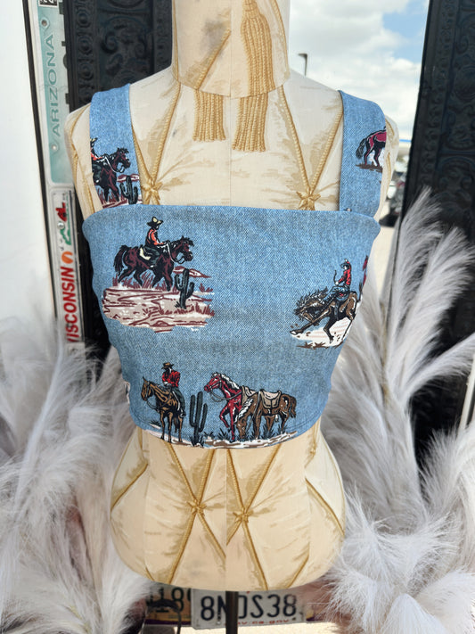 Painted Pony Crop Top