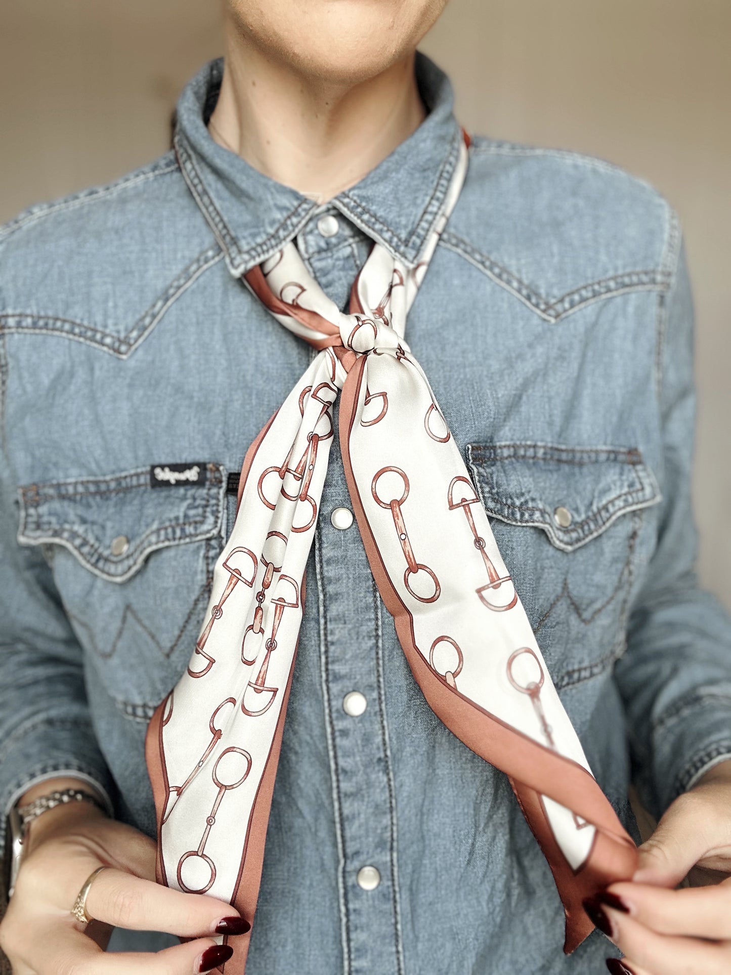 Horse Bit Ribbon Wild Rag