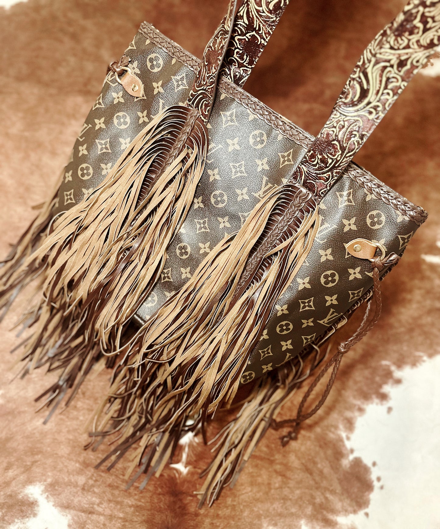 LV Fringe Tote Bag